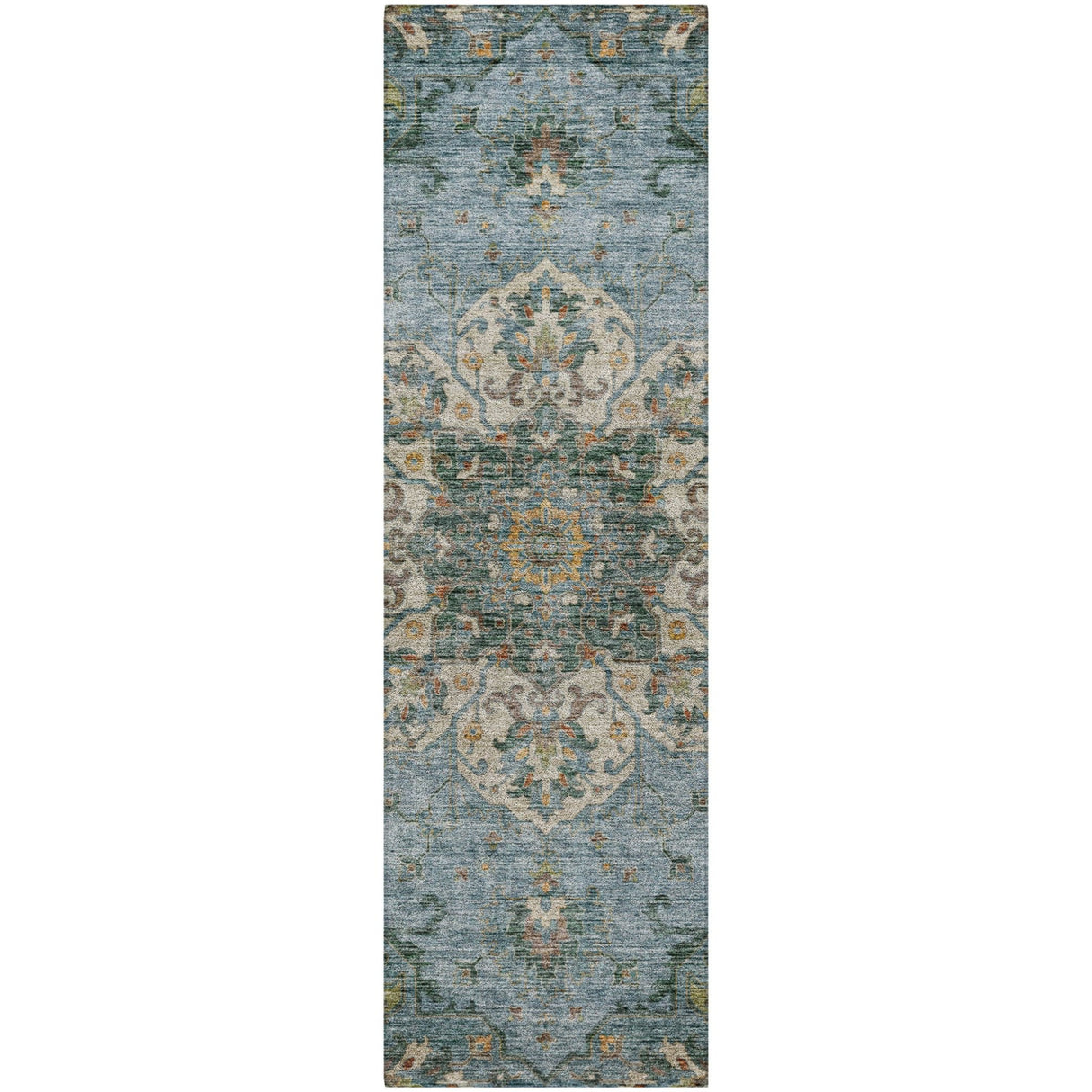 Dalyn Silk Road SR6 Aqua Rug runner rug