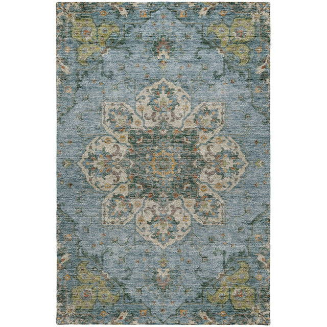 Dalyn Silk Road SR6 Aqua Rug main image