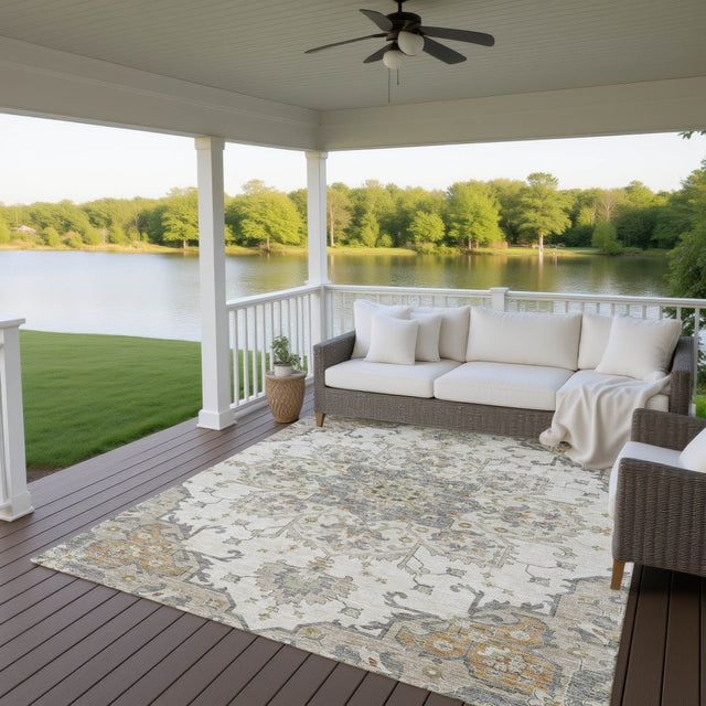 Dalyn Silk Road SR6 Ivory Rug outdoor lifestyle image