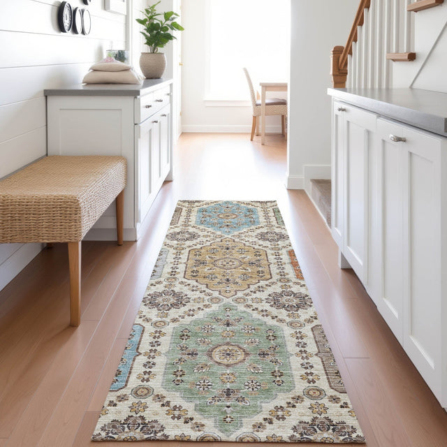 Dalyn Silk Road SR7 Linen Rug shown in a room