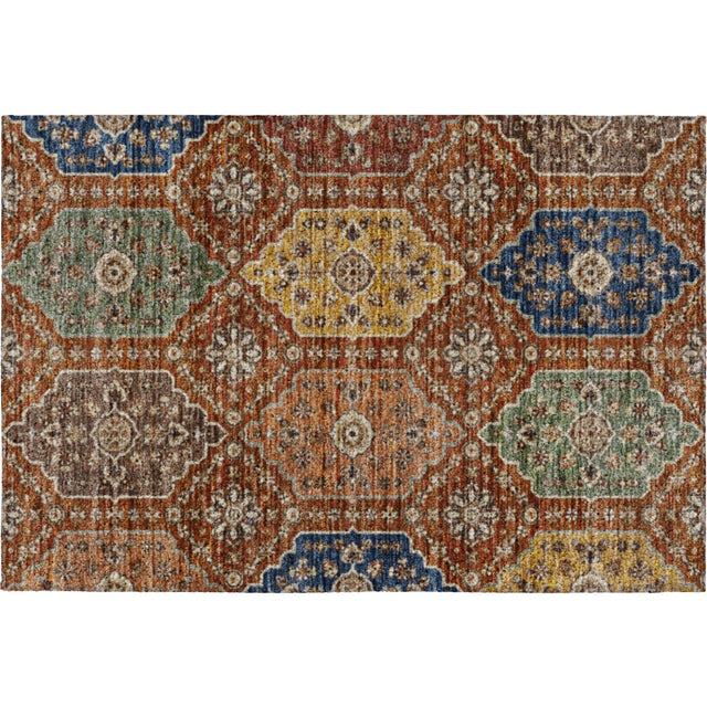 Dalyn Silk Road SR7 Paprika Rug rectangular rug