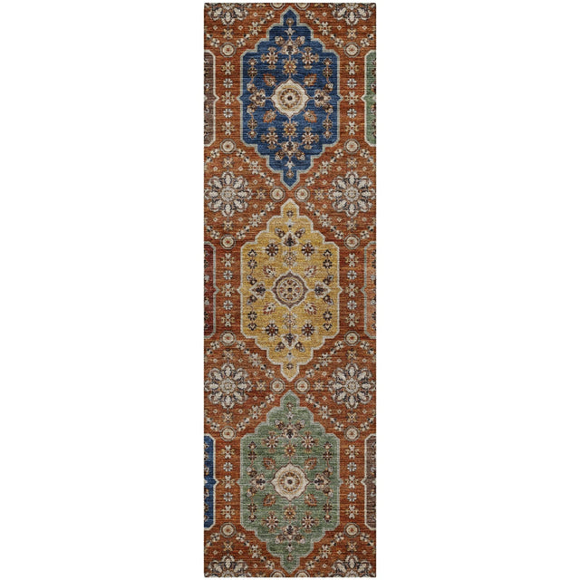 Dalyn Silk Road SR7 Paprika Rug runner rug