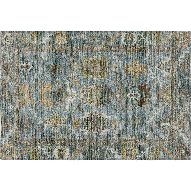 Dalyn Silk Road SR8 Aqua Rug rectangular rug