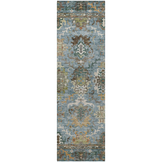 Dalyn Silk Road SR8 Aqua Rug runner rug