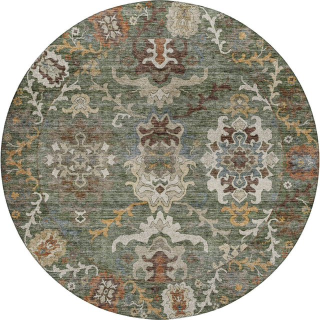 Dalyn Silk Road SR8 Basil Rug round rug