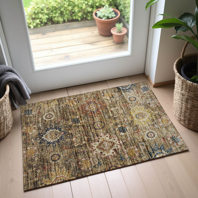 Dalyn Silk Road SR9 Clove Rug shown in a room