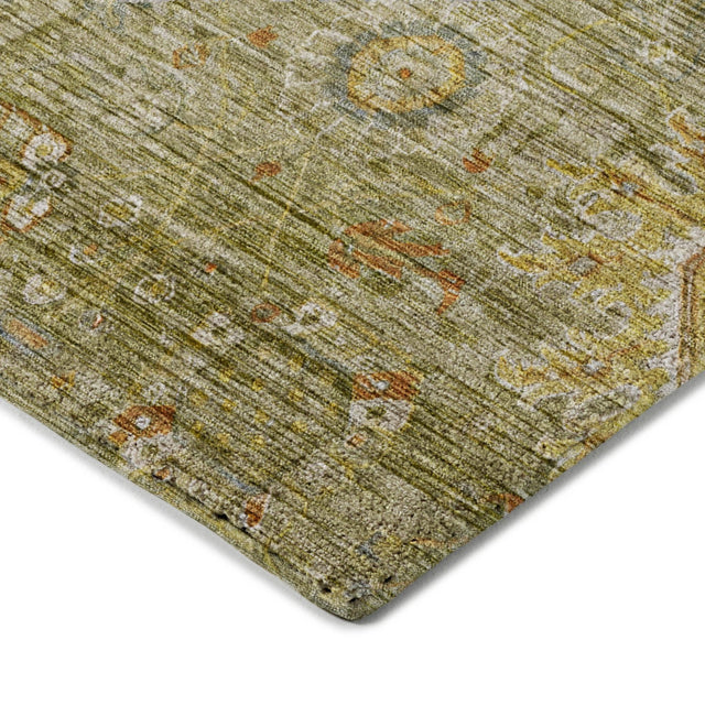Dalyn Silk Road SR9 Sage Rug corner detail