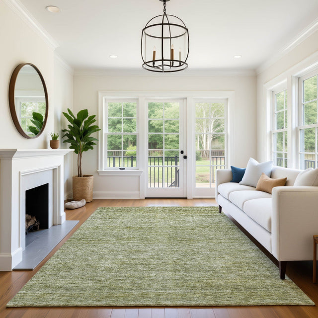 Dalyn Soft Essentials SE1 Aloe Rug shown in a room