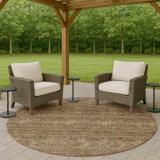 Dalyn Soft Essentials SE1 Brown Rug outdoor lifestyle image