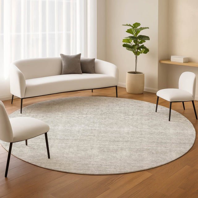 Dalyn Soft Essentials SE1 Linen Rug shown in a room
