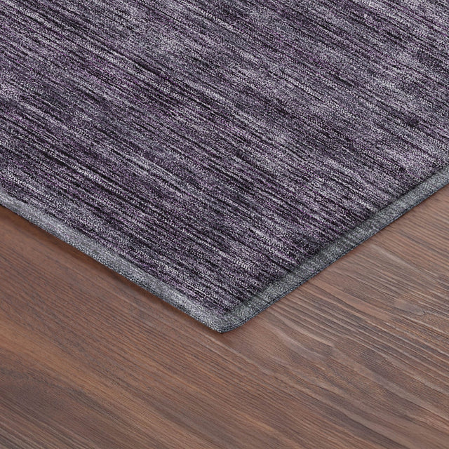 Dalyn Soft Essentials SE1 Plum Rug corner detail