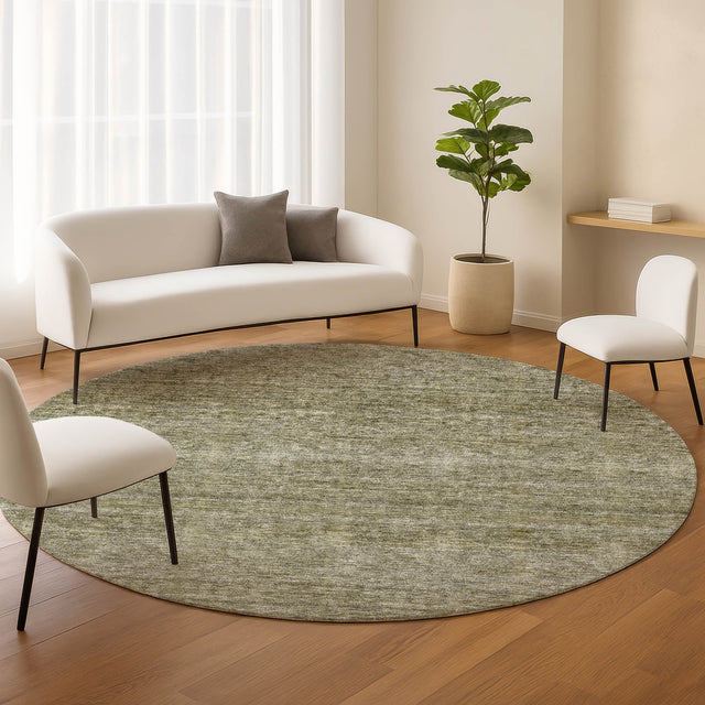 Dalyn Soft Essentials SE1 Sage Rug shown in a room