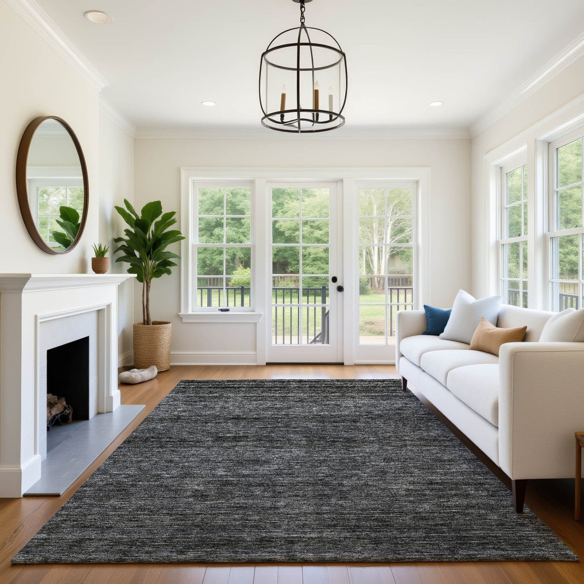Dalyn Soft Essentials SE1 Transitional Machine Made Gray Rug