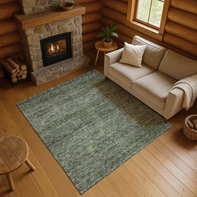 Dalyn Soft Essentials SE1 Transitional Machine Made Green Rug