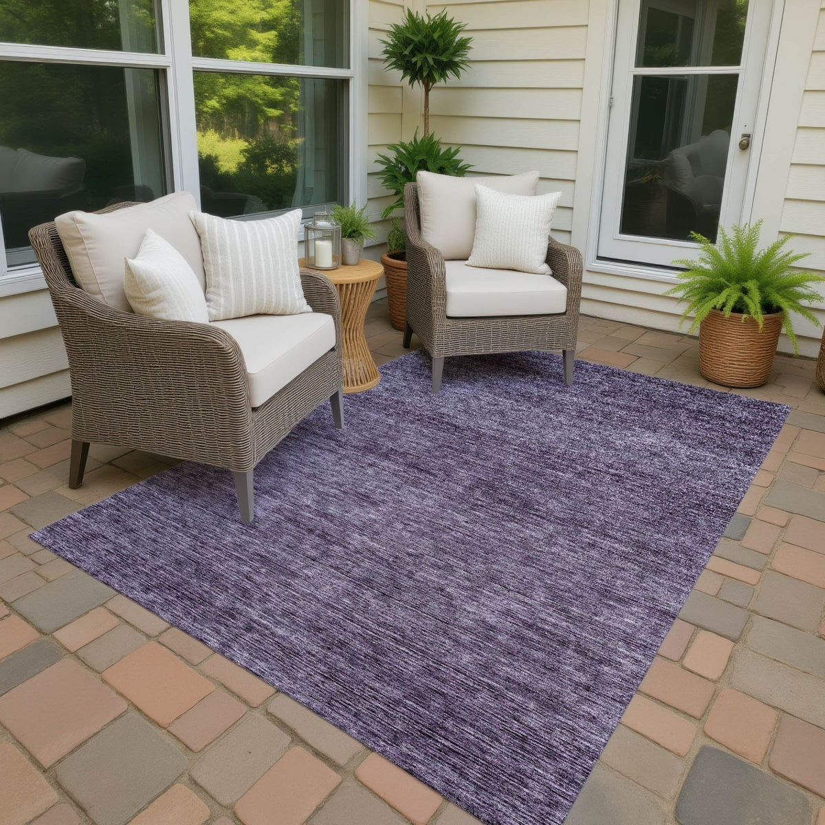 Dalyn Soft Essentials SE1 Transitional Machine Made Purple Rug