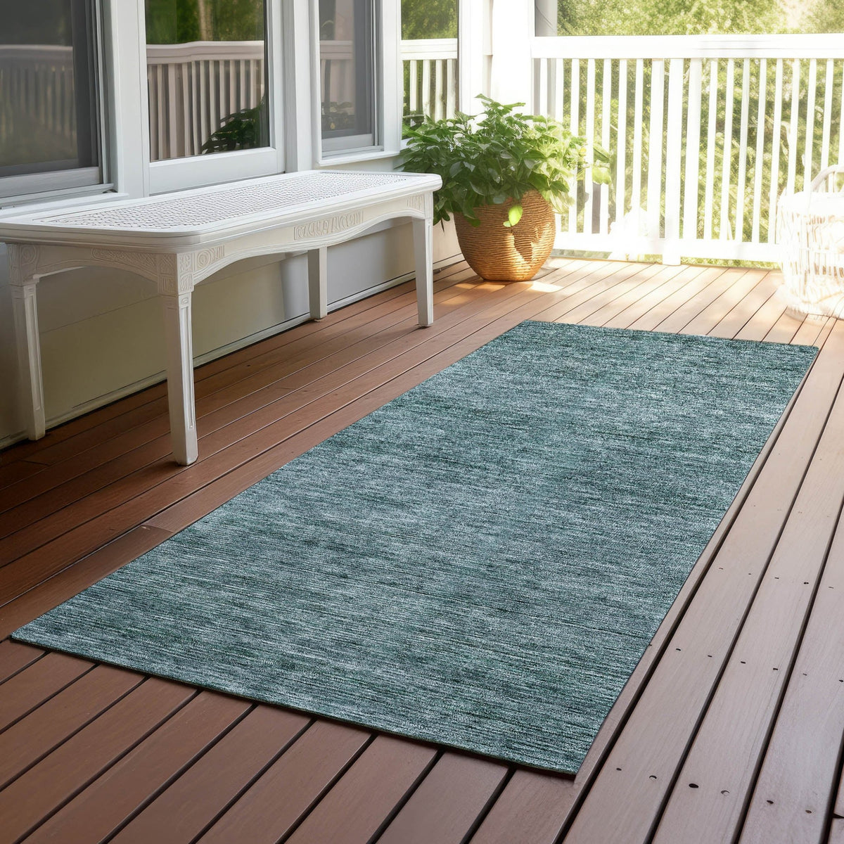 Dalyn Soft Essentials SE1 Transitional Machine Made Teal Rug