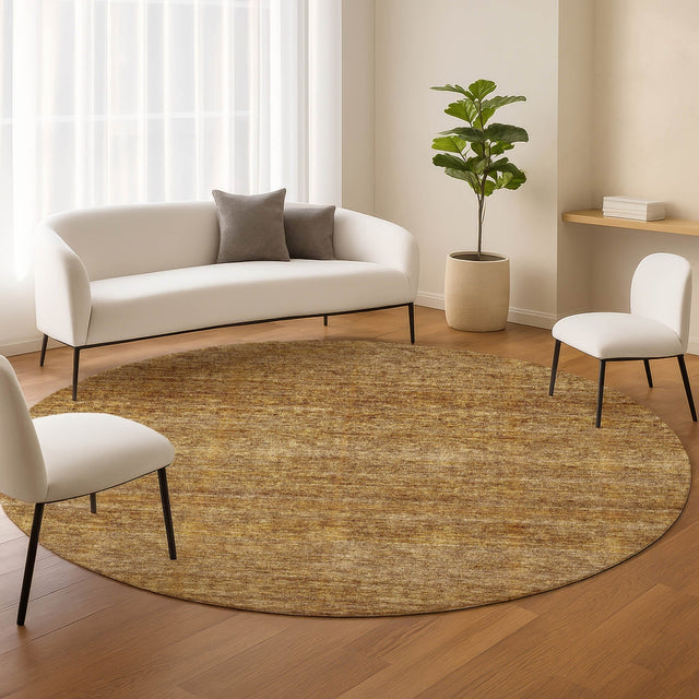 Dalyn Soft Essentials SE1 Walnut Rug shown in a room