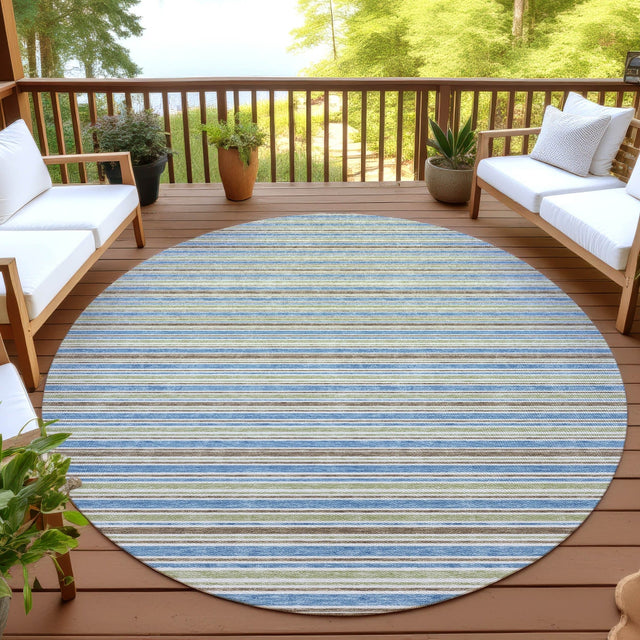 Dalyn Soft Essentials SE2 Blue Rug outdoor lifestyle image