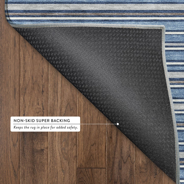 Dalyn Soft Essentials SE2 Denim Rug backing detail
