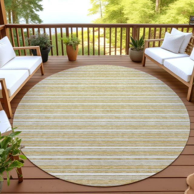 Dalyn Soft Essentials SE2 Gold Rug outdoor lifestyle image