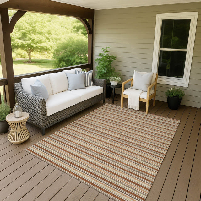 Dalyn Soft Essentials SE2 Paprika Rug outdoor lifestyle image