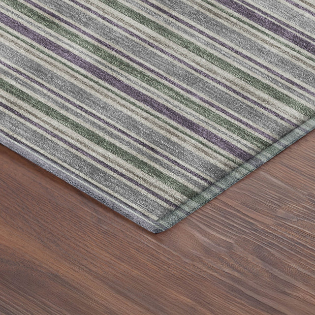 Dalyn Soft Essentials SE2 Pewter Rug corner detail