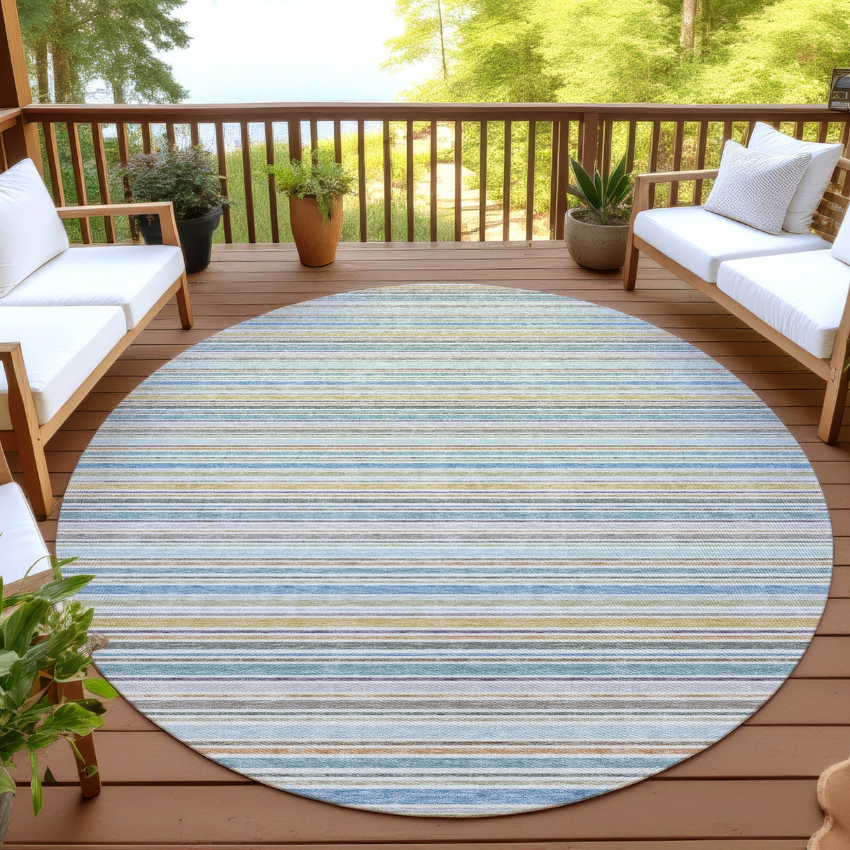 Dalyn Soft Essentials SE2 Seaside Rug outdoor lifestyle image
