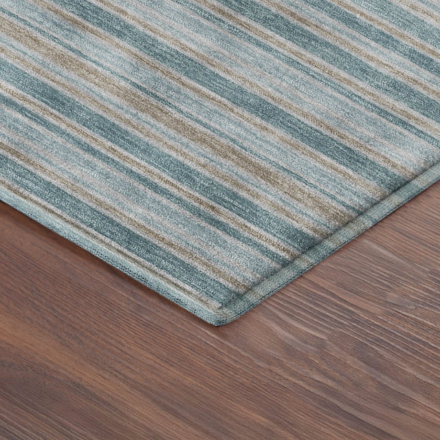 Dalyn Soft Essentials SE2 Teal Rug corner detail