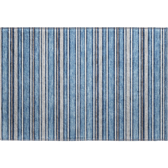 Dalyn Soft Essentials SE2 Transitional Machine Made Blue Rug