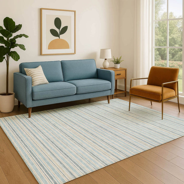 Dalyn Soft Essentials SE2 Transitional Machine Made Blue Rug