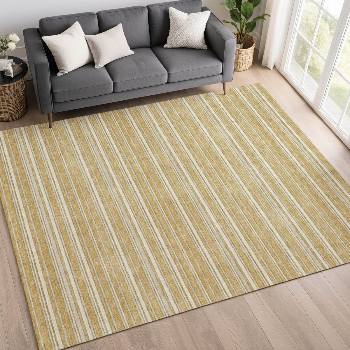 Dalyn Soft Essentials SE2 Transitional Machine Made Gold Rug