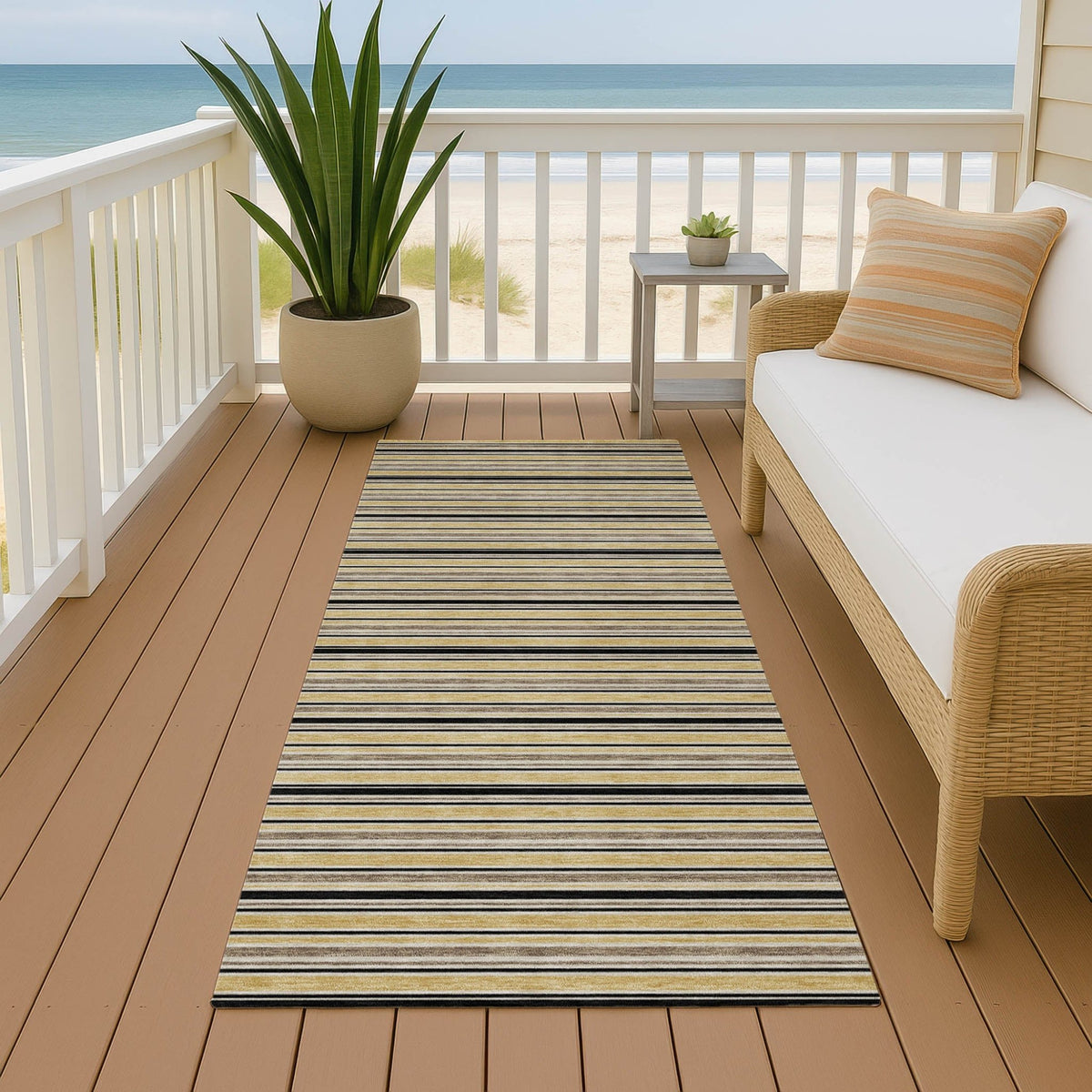 Dalyn Soft Essentials SE2 Transitional Machine Made Gold Rug