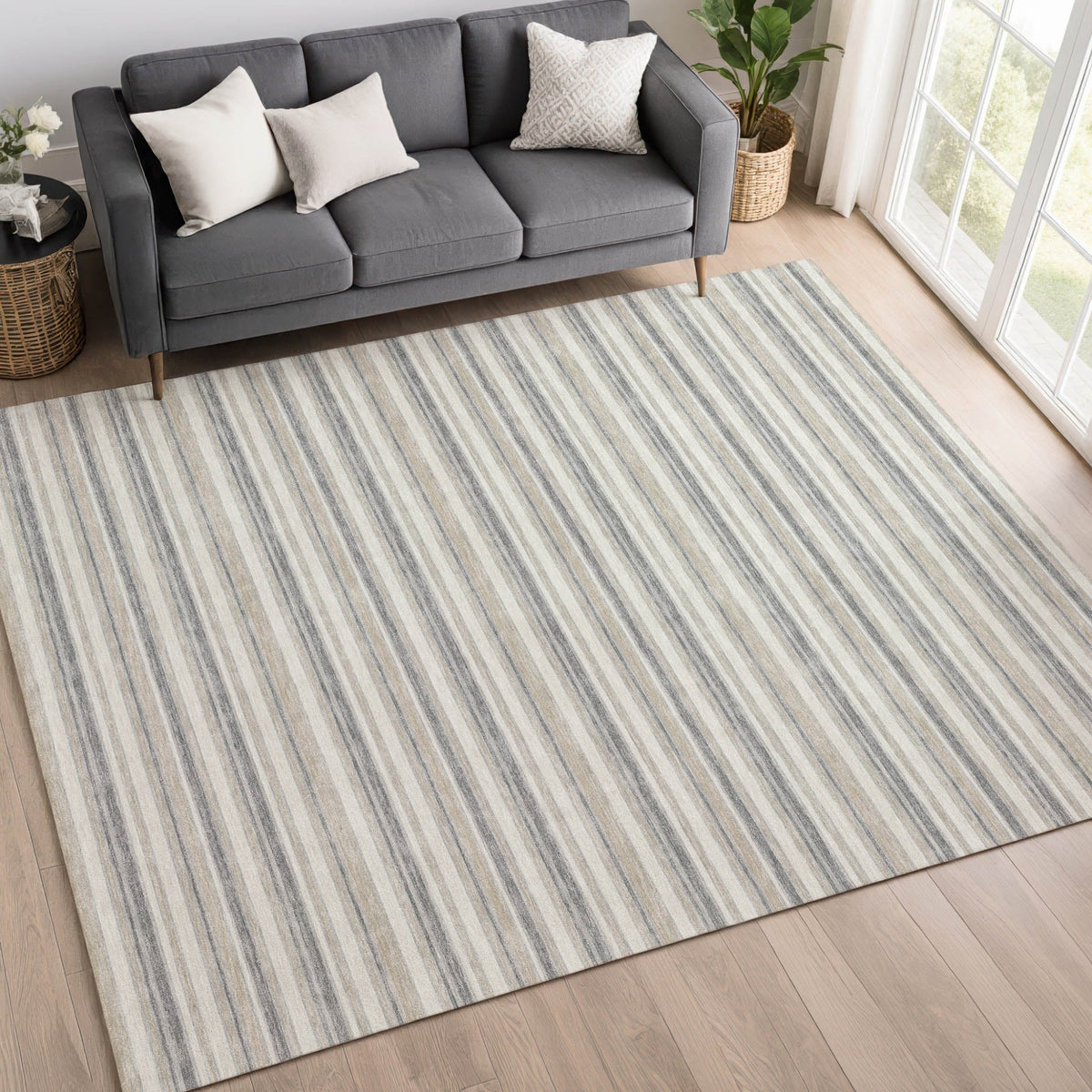 Dalyn Soft Essentials SE2 Transitional Machine Made Gray Rug