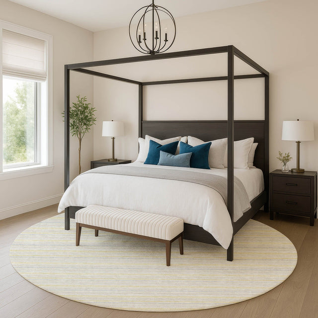 Dalyn Soft Essentials SE2 Wheat Rug shown in a room