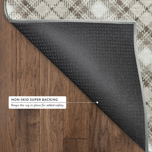 Dalyn Soft Essentials SE3 Beige Rug backing detail