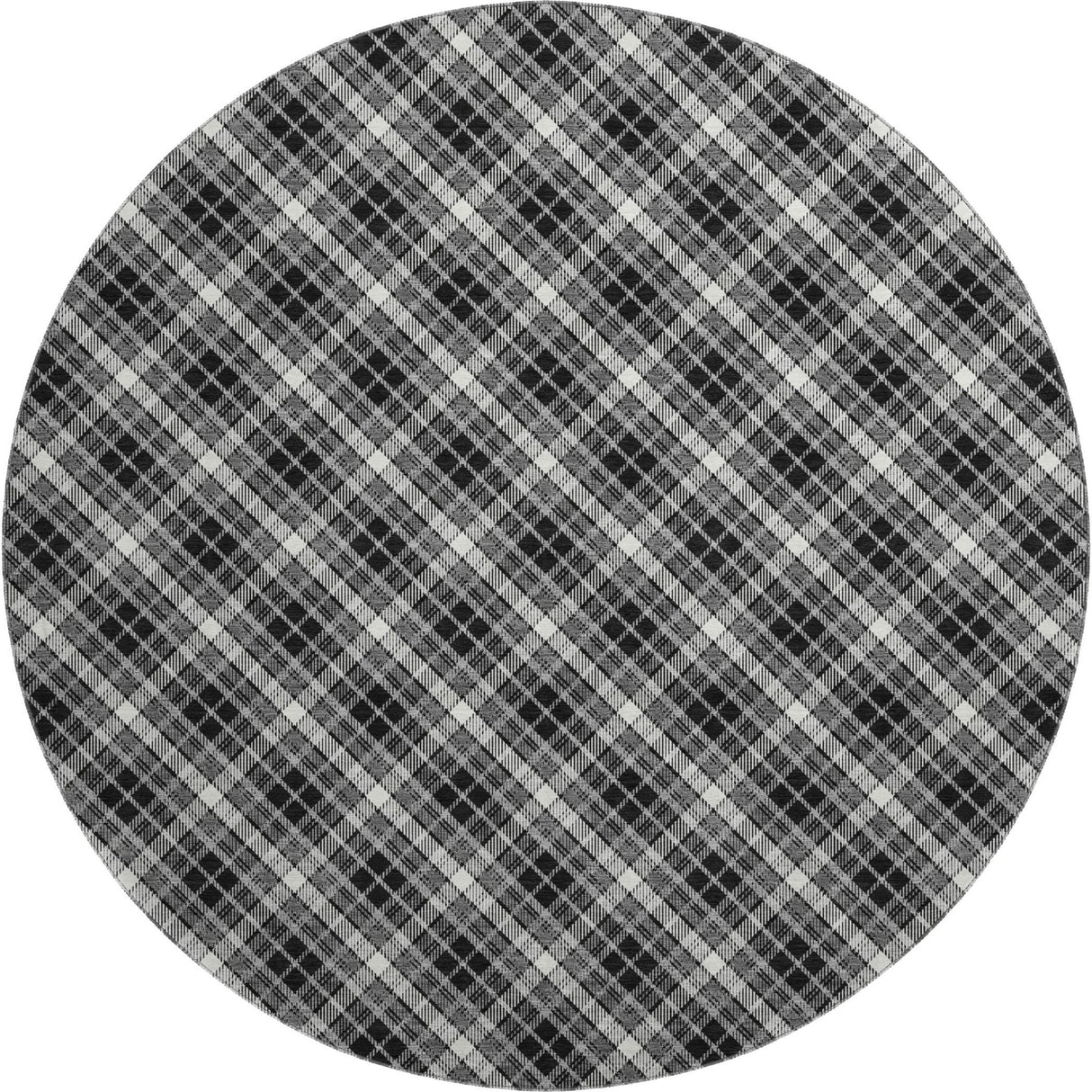 Dalyn Soft Essentials SE3 Black Rug round rug