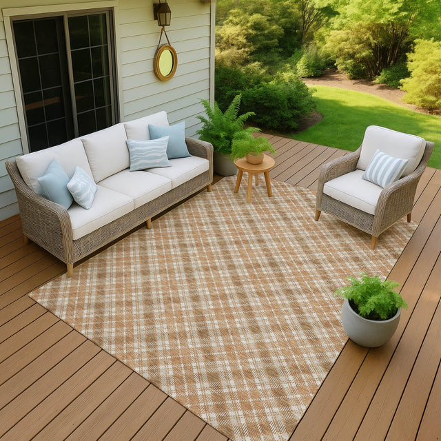 Dalyn Soft Essentials SE3 Copper Rug outdoor lifestyle image