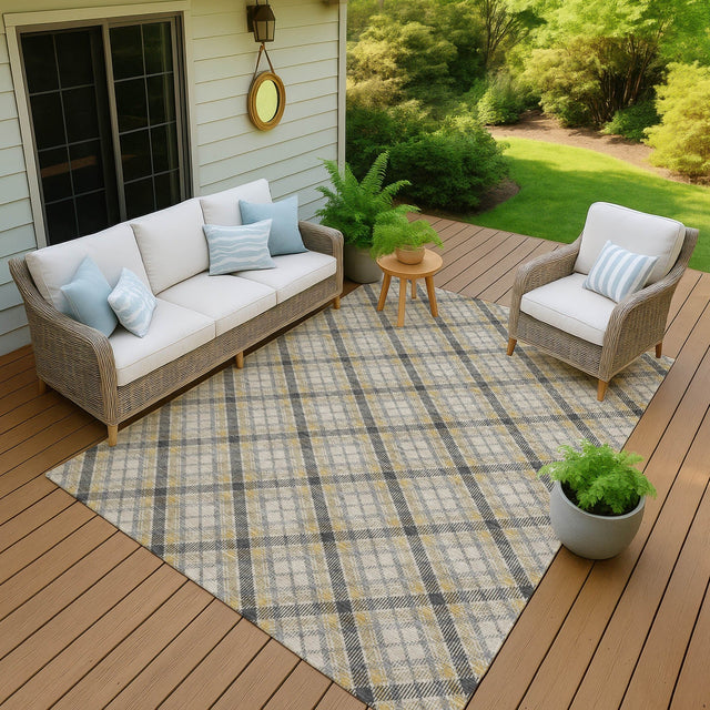 Dalyn Soft Essentials SE3 Granite Rug outdoor lifestyle image