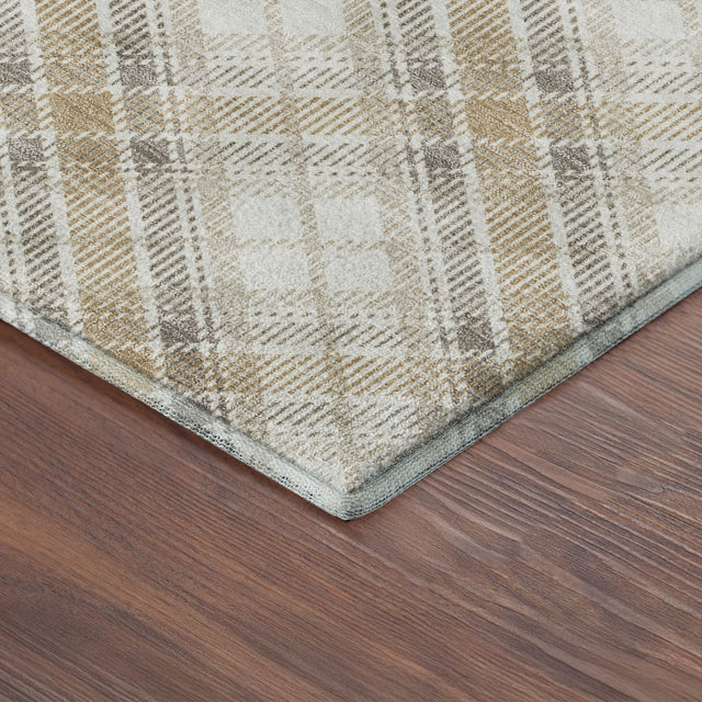 Dalyn Soft Essentials SE3 Ivory Rug corner detail