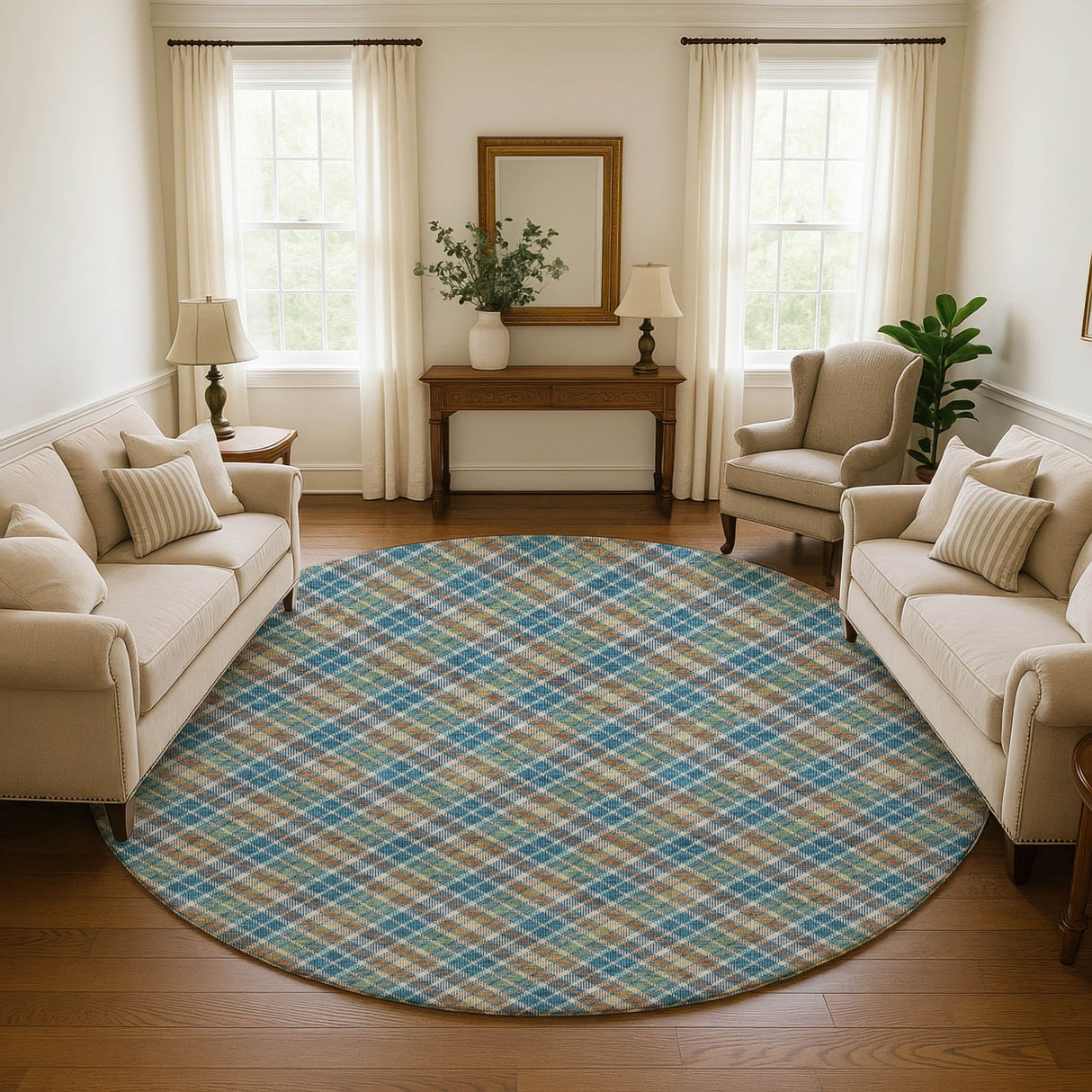 Dalyn Soft Essentials SE3 Jewel Rug shown in a room