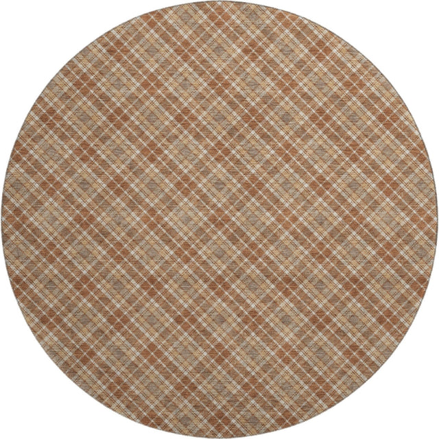 Dalyn Soft Essentials SE3 Paprika Rug round rug