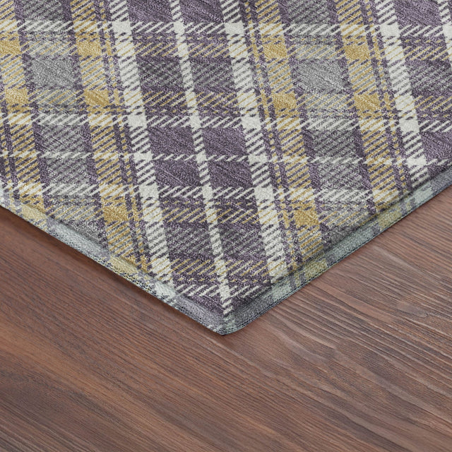 Dalyn Soft Essentials SE3 Plum Rug corner detail