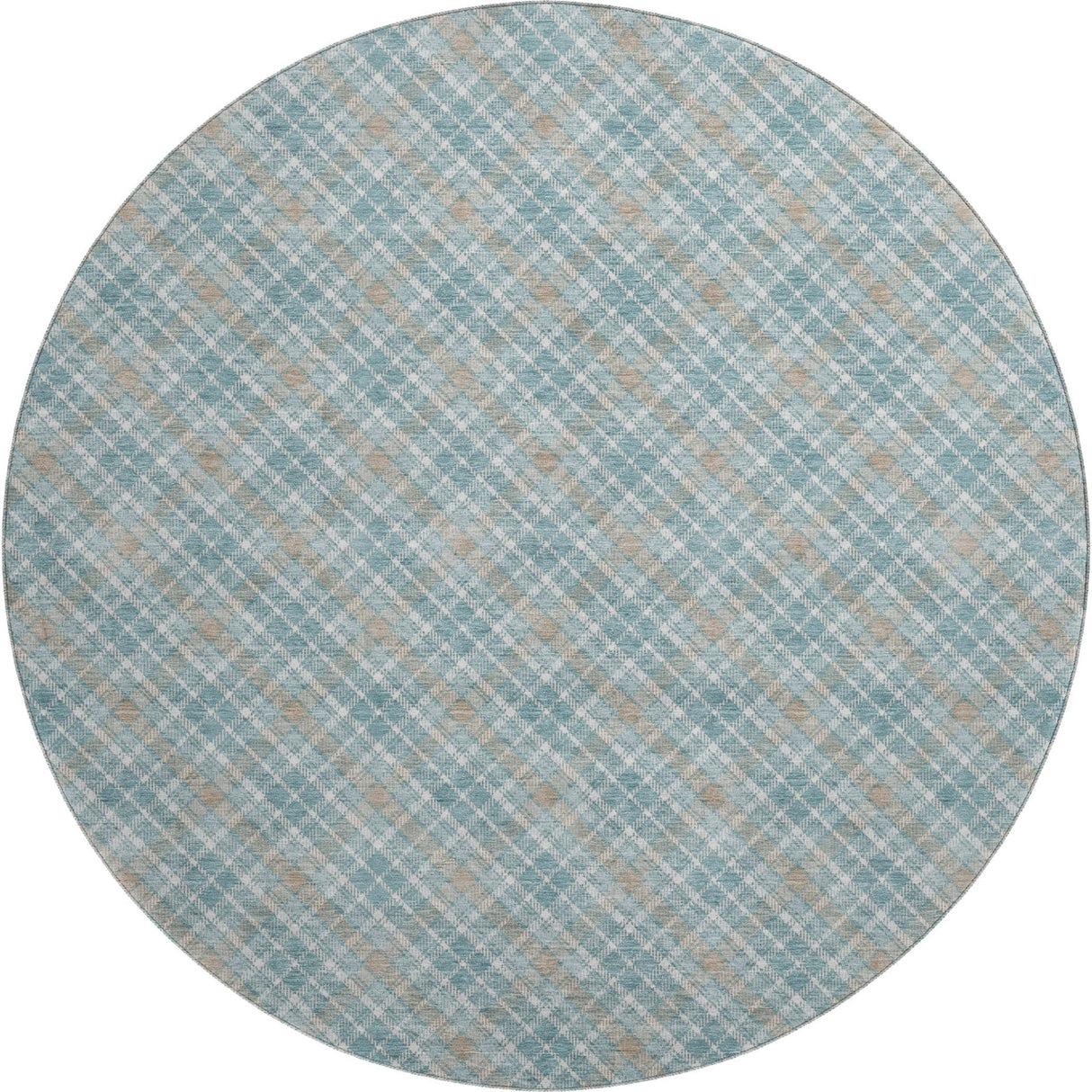 Dalyn Soft Essentials SE3 Teal Rug round rug