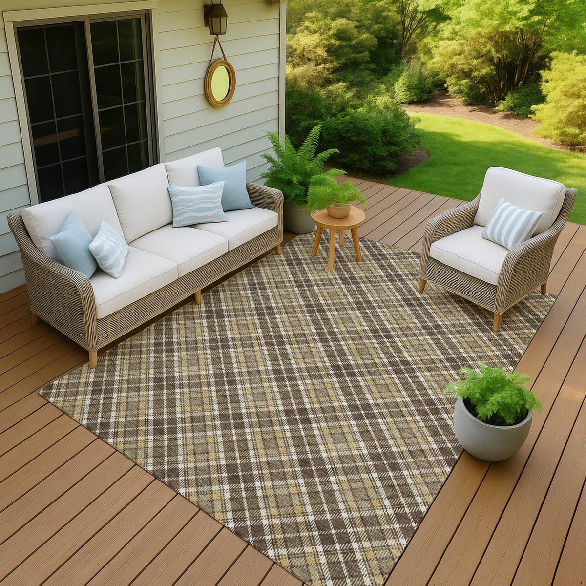 Dalyn Soft Essentials SE3 Transitional Machine Made Brown Rug