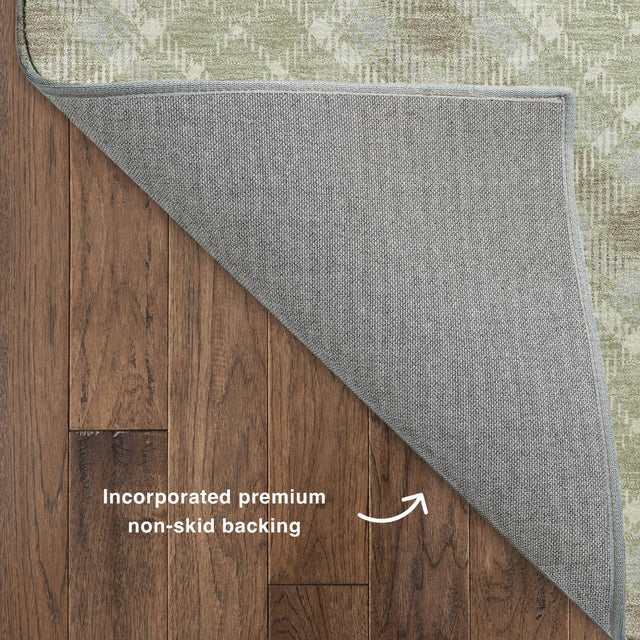 Dalyn Soft Essentials SE3 Transitional Machine Made Green Rug