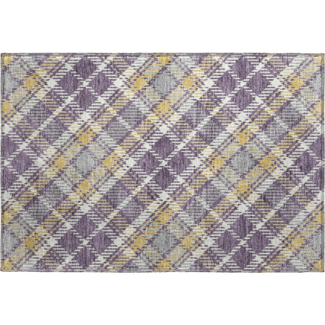 Dalyn Soft Essentials SE3 Transitional Machine Made Purple Rug