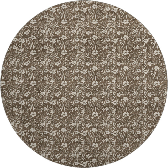 Dalyn Soft Essentials SE4 Chocolate Rug round rug