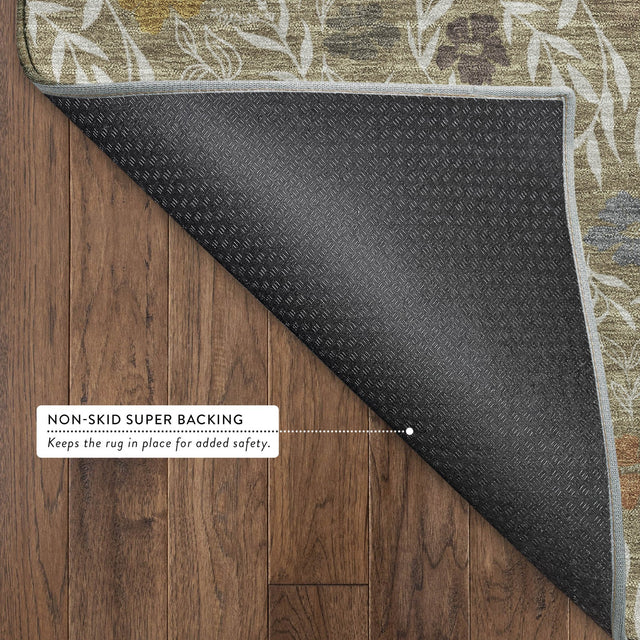 Dalyn Soft Essentials SE4 Coffee Rug backing detail