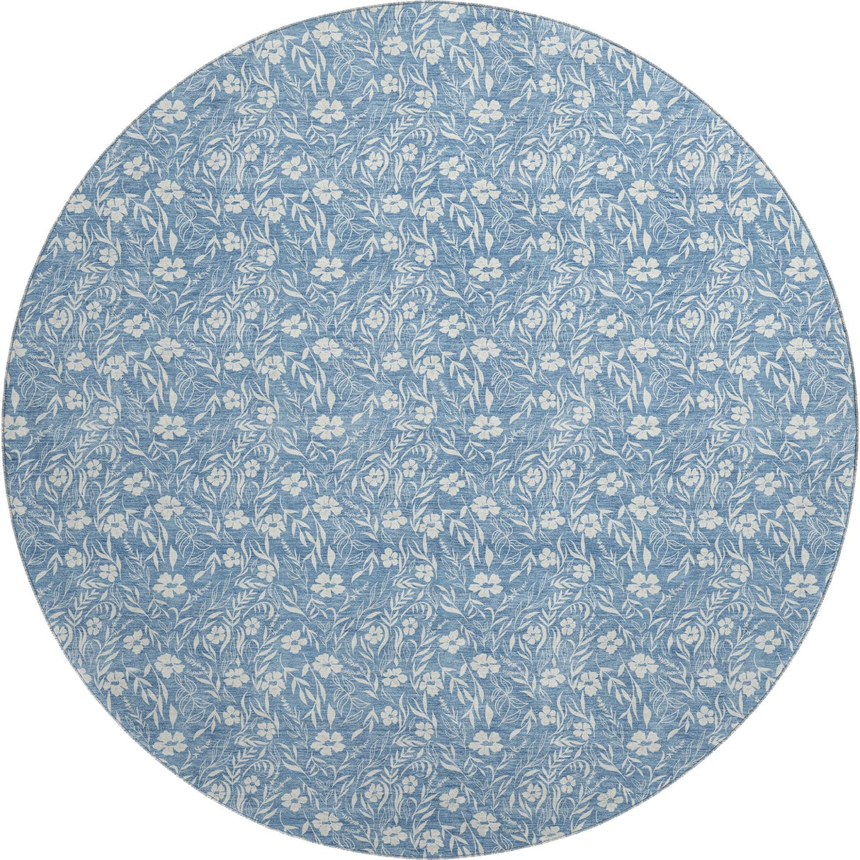 Dalyn Soft Essentials SE4 Denim Rug round rug