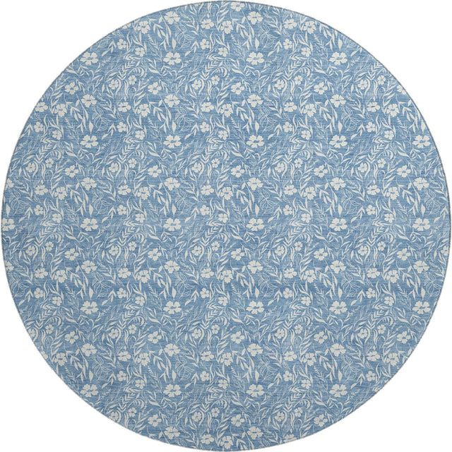 Dalyn Soft Essentials SE4 Denim Rug round rug